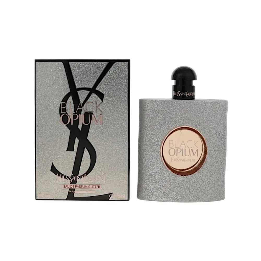 Black Opium Glitter  Box For Women 3 Oz Eau De Parfum Spray by Yves Saint Laurent