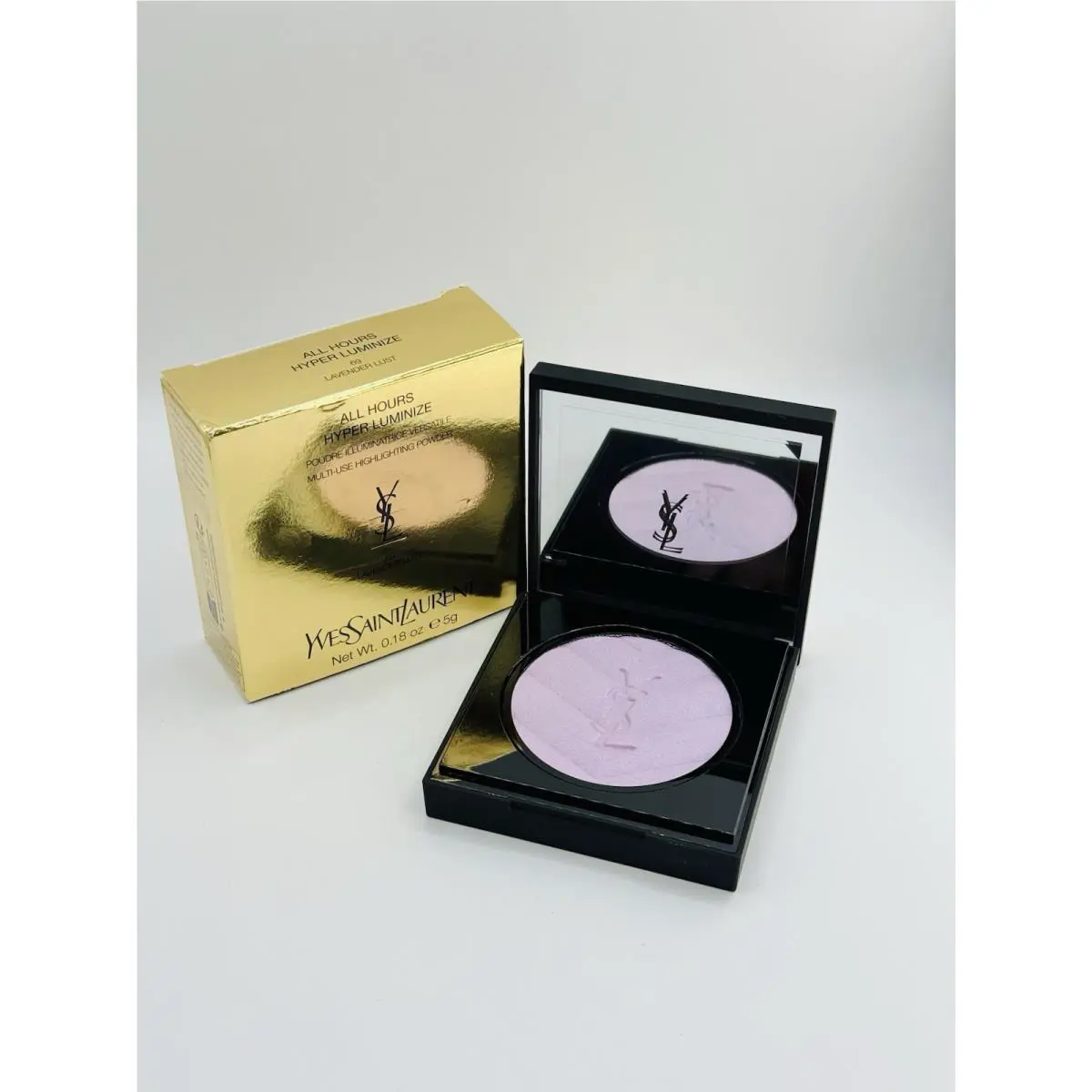 Yves Saint Laurent Ysl All Hours Hyper Luminize Powder Highlighter 69 Lavender Lust
