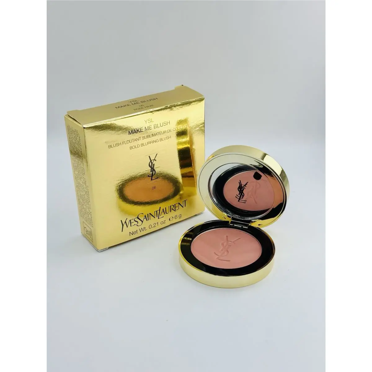 Yves Saint Laurent Ysl Make Me Blush Bold Blurring Blush 06 Rose Haze Full Size 6g