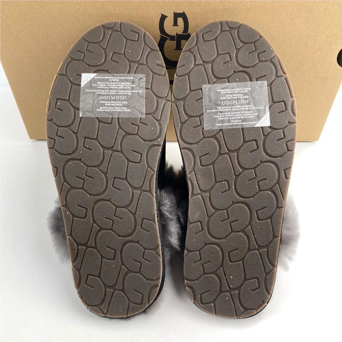 UGG shoes - UGG Scuffette II - Scuffette - Black/Grey 3