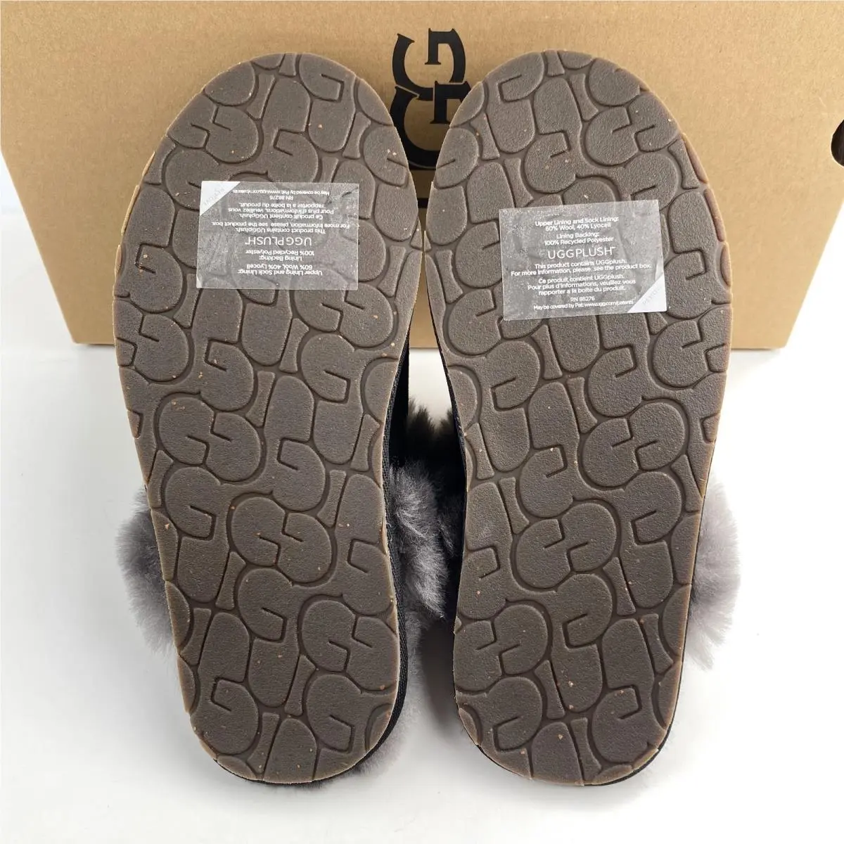 UGG shoes - UGG Scuffette II - Scuffette - Black/Grey 8