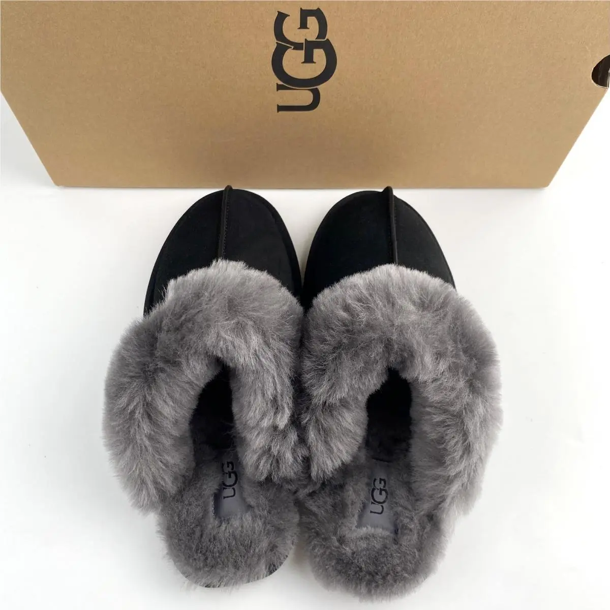 UGG shoes - UGG Scuffette II - Scuffette - Black/Grey 7