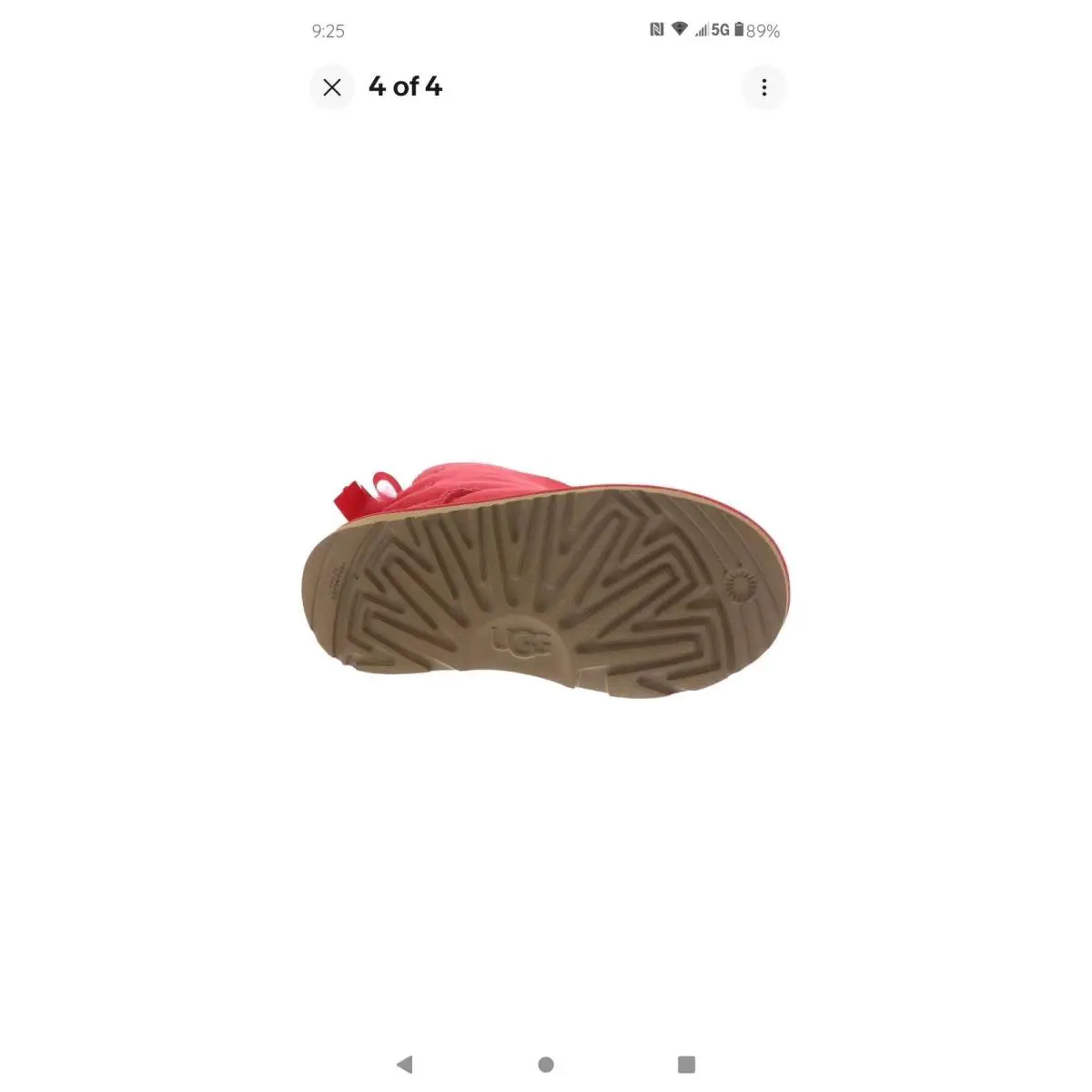 UGG shoes - UGG Australia Bailey Bow II - Red Ribbon 1