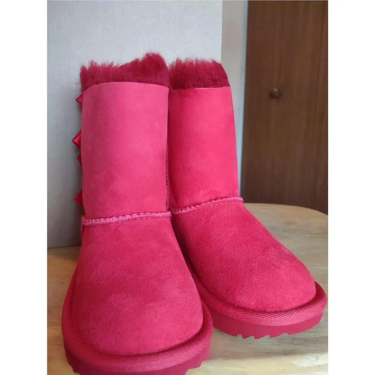 UGG shoes - UGG Australia Bailey Bow II - Red Ribbon 6