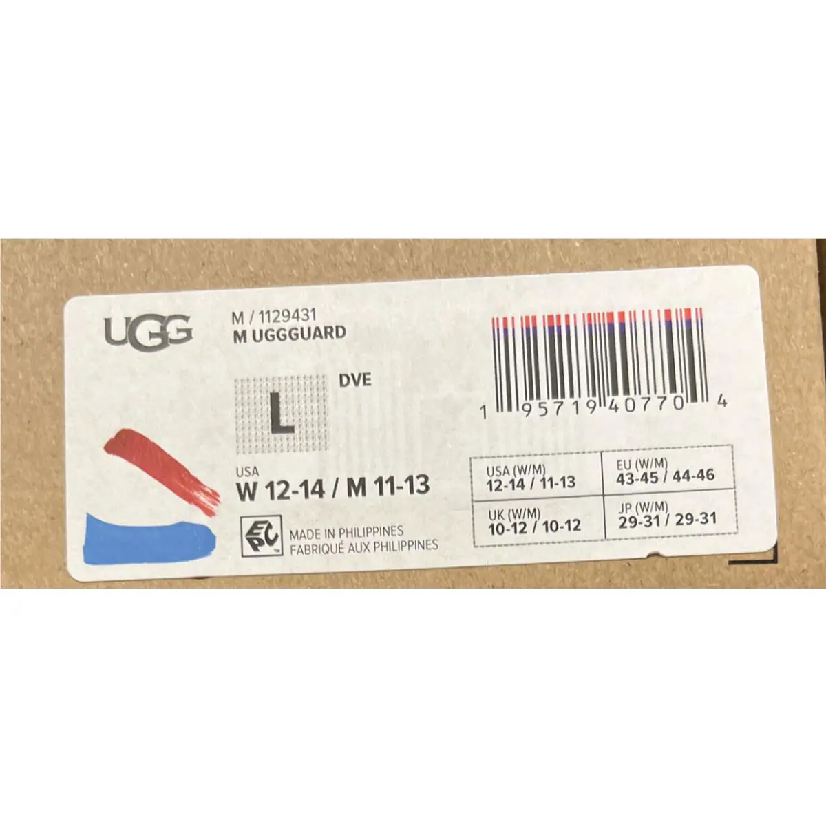 UGG shoes - UGG GUARD All GENDER SAMBA - Blue 3