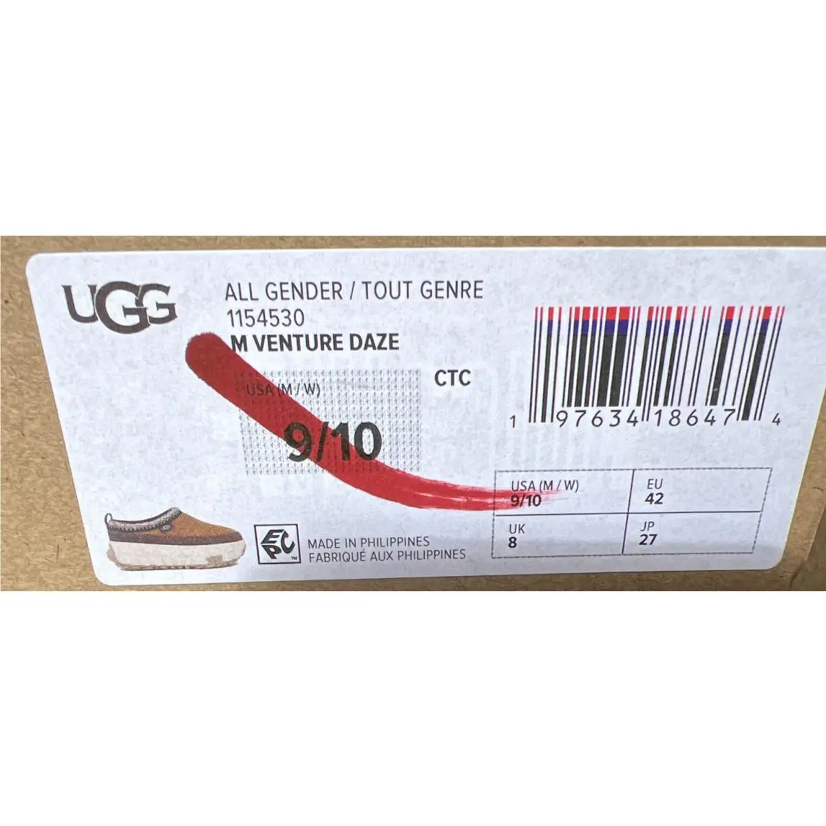 UGG shoes - UGG VENTURE DAZE - VENTURE DAZE - Chestnut /Ceramic 4