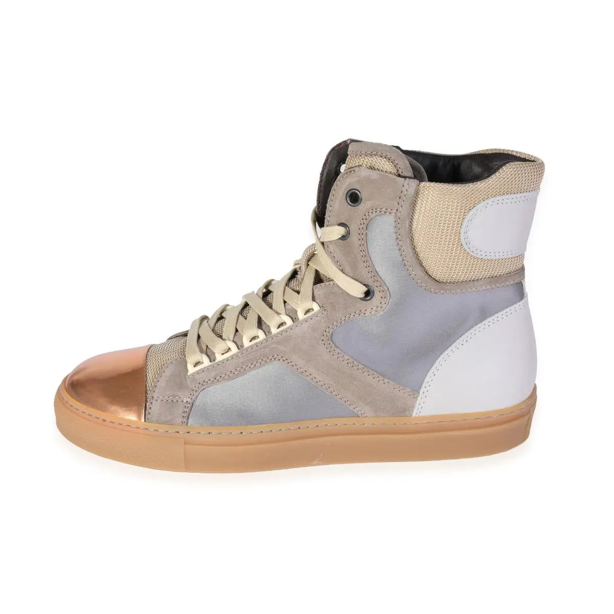 Lanvin - Lanvin High Top `taupe Satin` 40 Eur
