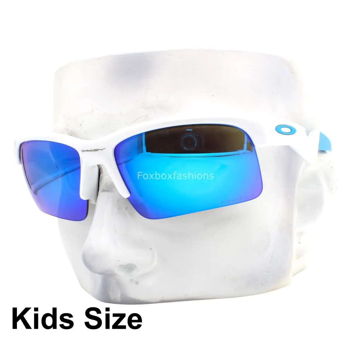 Youth Fit Sunglasses OJ9013-0262 Capacitor White Prizm Sapphire Kids Size by Oakley