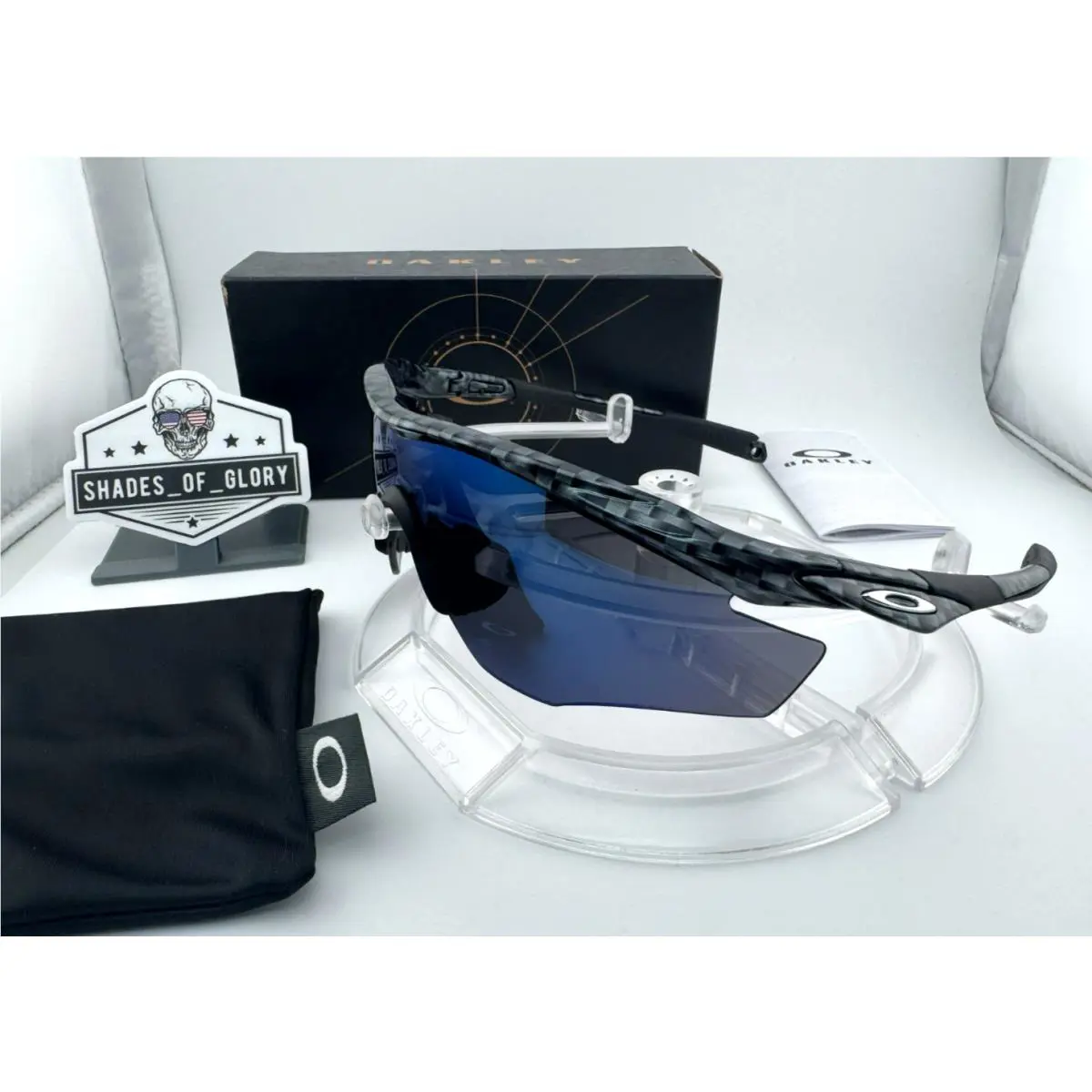 Oakley M2 Frame Carbon Fiber W/ Ice Iridum Sunglasses OO9212-13