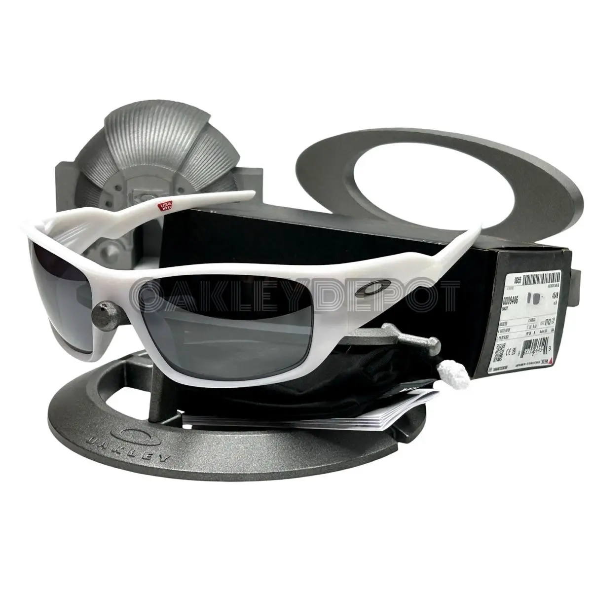 Masseter 009486 White Vapor/prizm Black Sunglasses 126 by Oakley