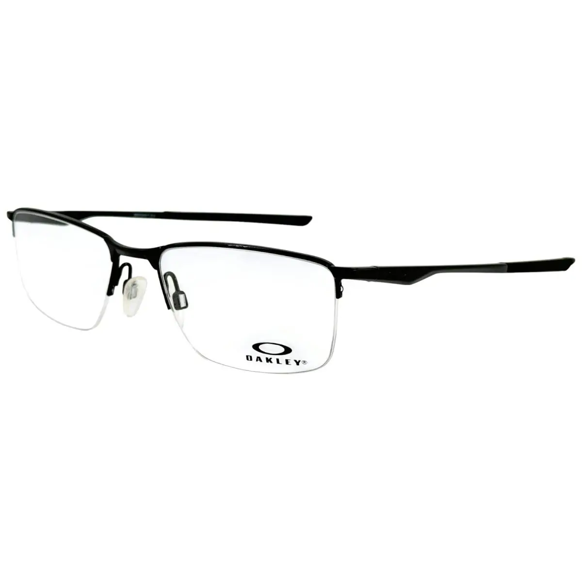 Oakley Socket 5.5 OX3218 Mens Metal Eyeglass Frame 01 Polished Black 54-18 - Frame: Black