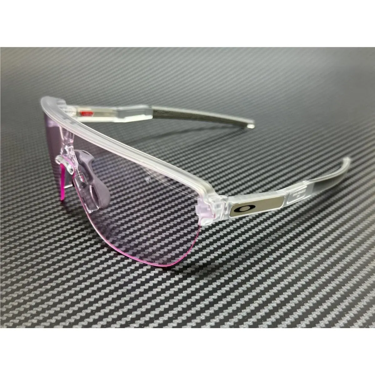 OO9248A 06 Matte Clear Prizm Violet 65 mm Men`s Sunglasses by Oakley