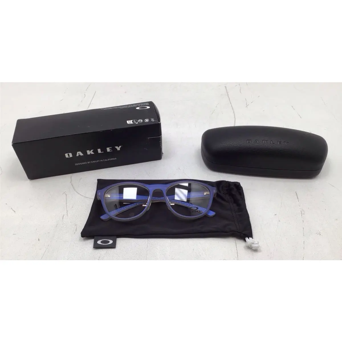 Oakley Eyeglass Frames Women`s Draw Up 0OX8057 Matte Dark Stonewash Opal Sz 54