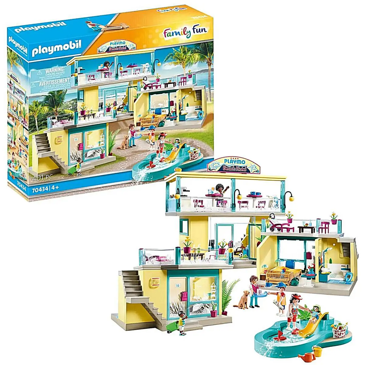 Playmobil 70434 Family Playmo Fun Beach Hotel Building Kit