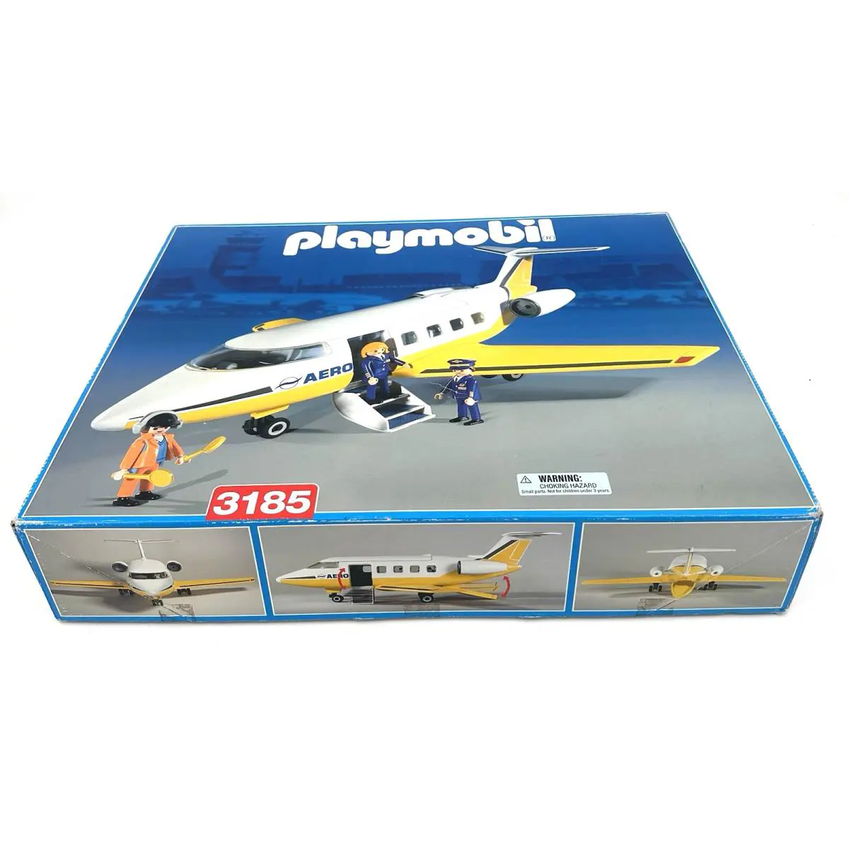 Playmobil 3185 Aero Line Airplane Nib: Unassembled Parts in Bags
