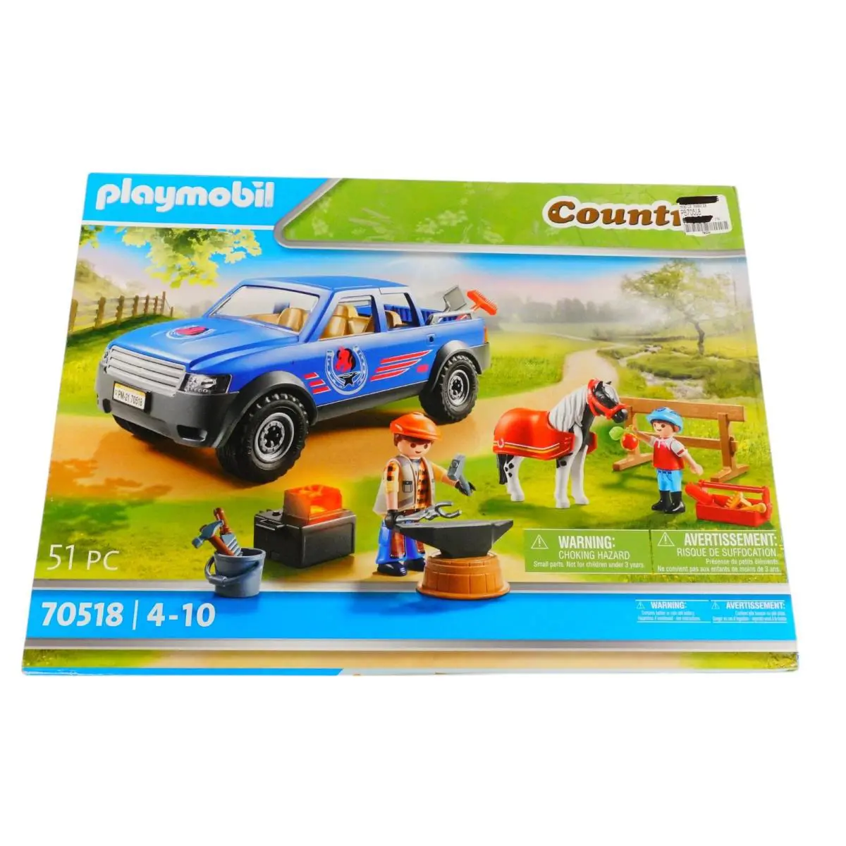 Playmobil Country Farm Truck Horse Blacksmith 70518