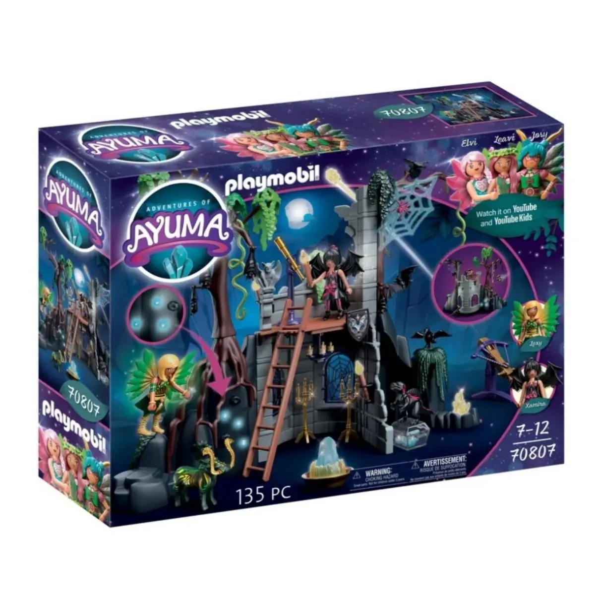 Playmobil Ayuma Bat Fairy Ruins 70807 Fantasy Playset 135pc