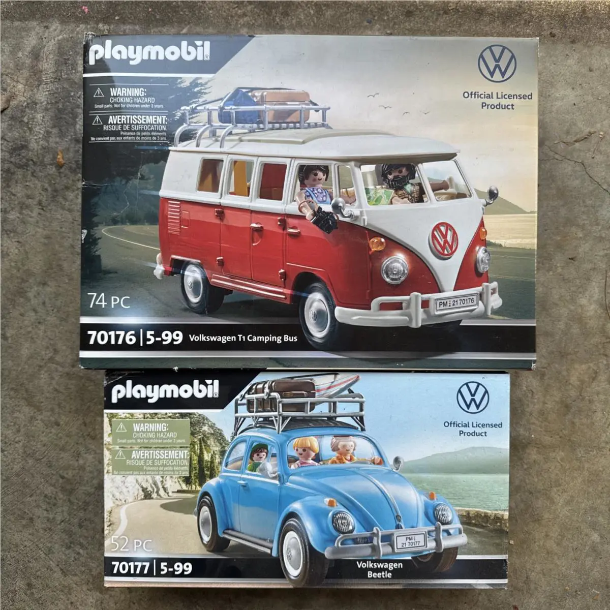 Playmobil Volkswagen Beetle T1 Camping Bus 70177 70176 Box