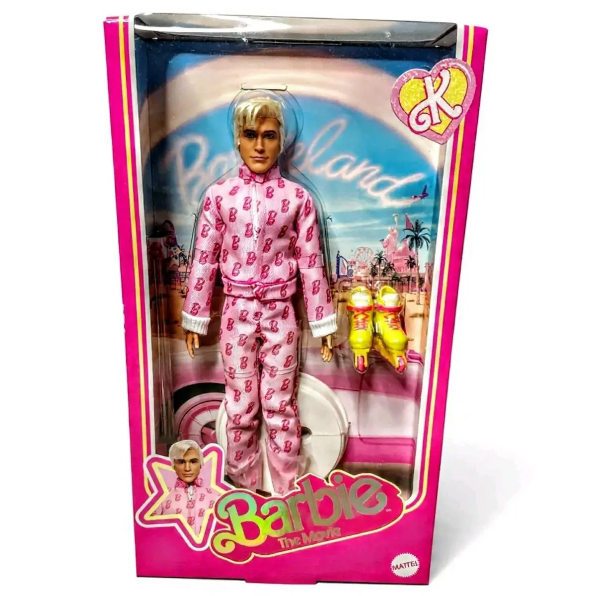 Barbie The Movie Ken Ryan Gosling Pink Jumpsuit JCP80 I`m Coming with You Nrfb