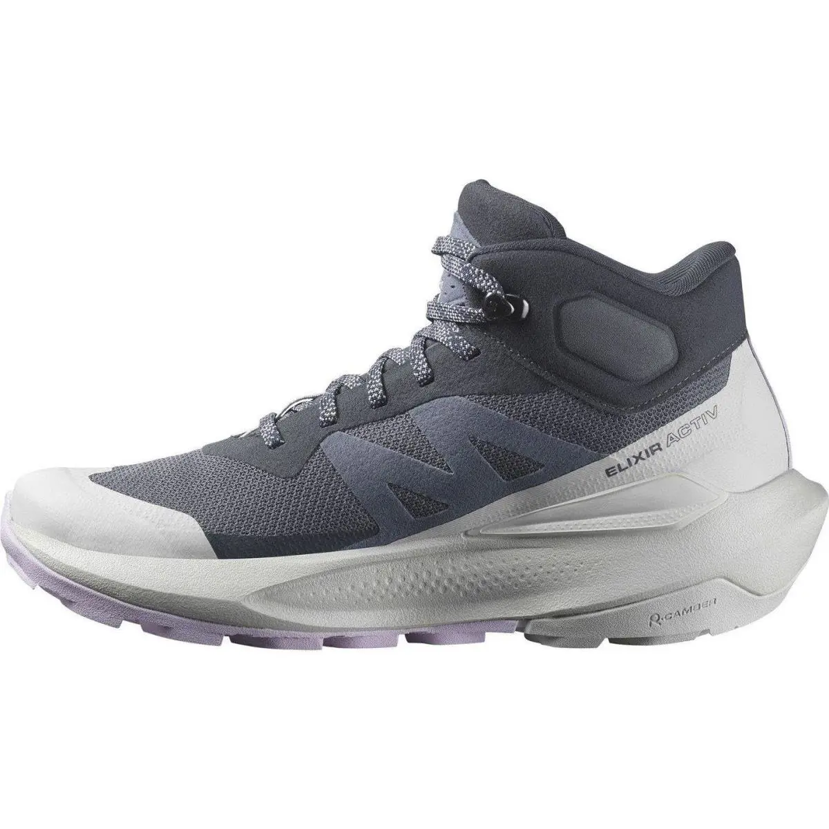 Salomon Women Elixir Active Mid Gtx 474574 India Ink/gray Size 8 Medium - India Ink