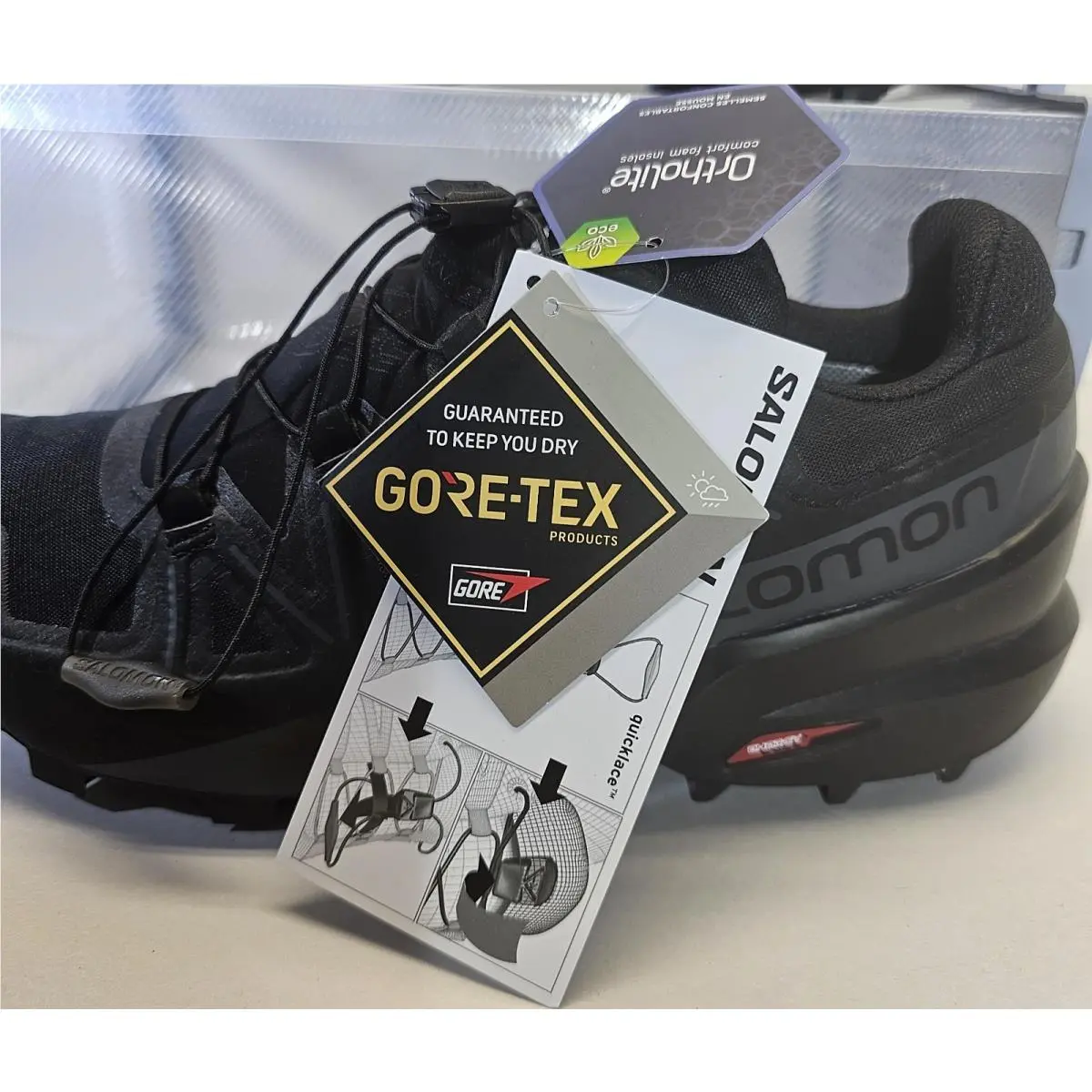 Salomon shoes - Salomon Speedcross 5 GTX - Speedcross GTX - 407954 - Black/Black/Phantom 16