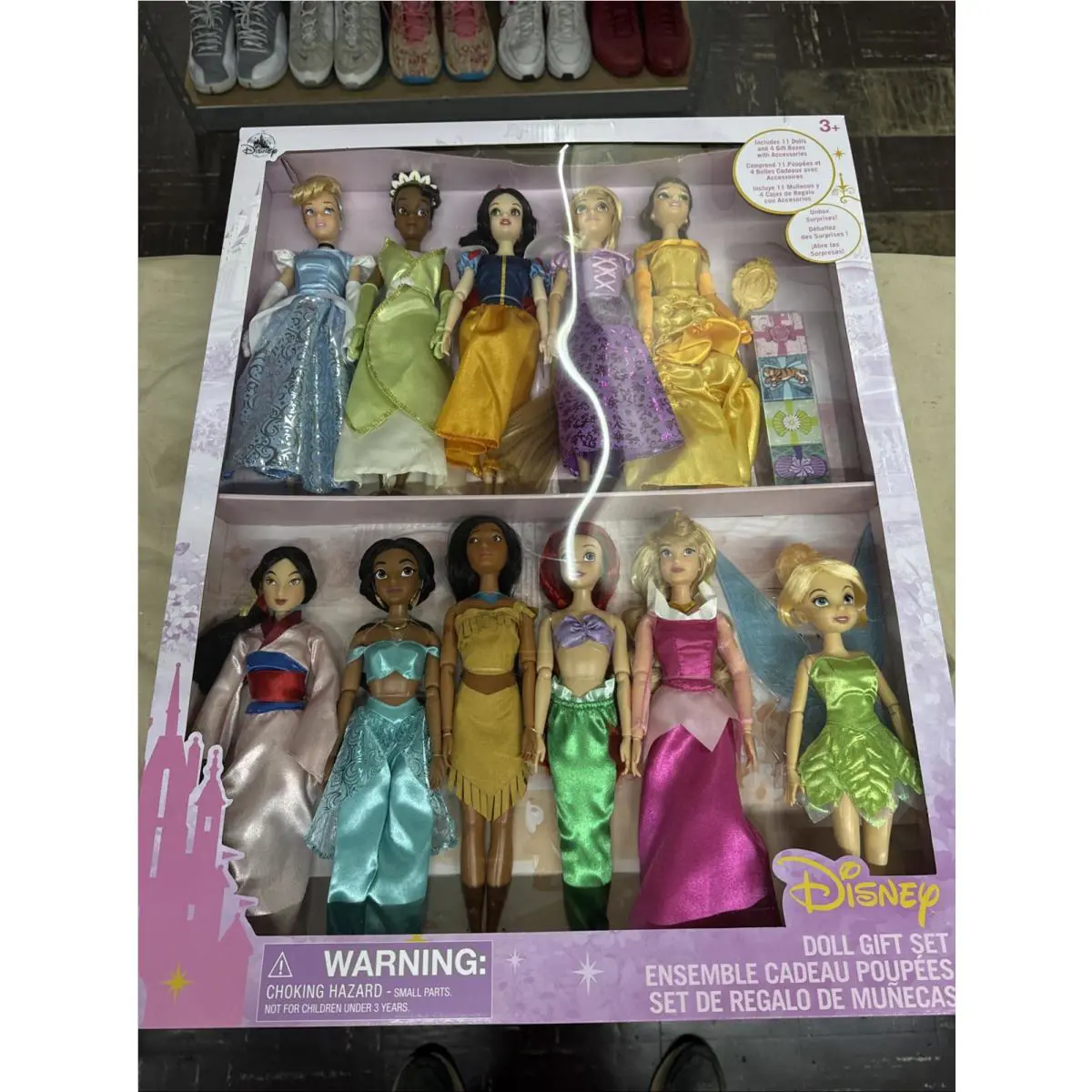 Disney Princess Classic Doll Collection 12 Snow White-tinkerbell-ariel-belle