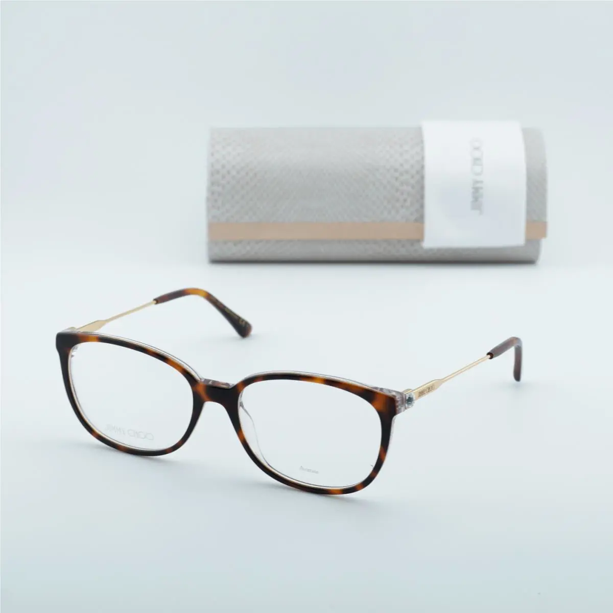 Jimmy Choo JC 302 00T4 00 Havana Pink 55mm Eyeglasses