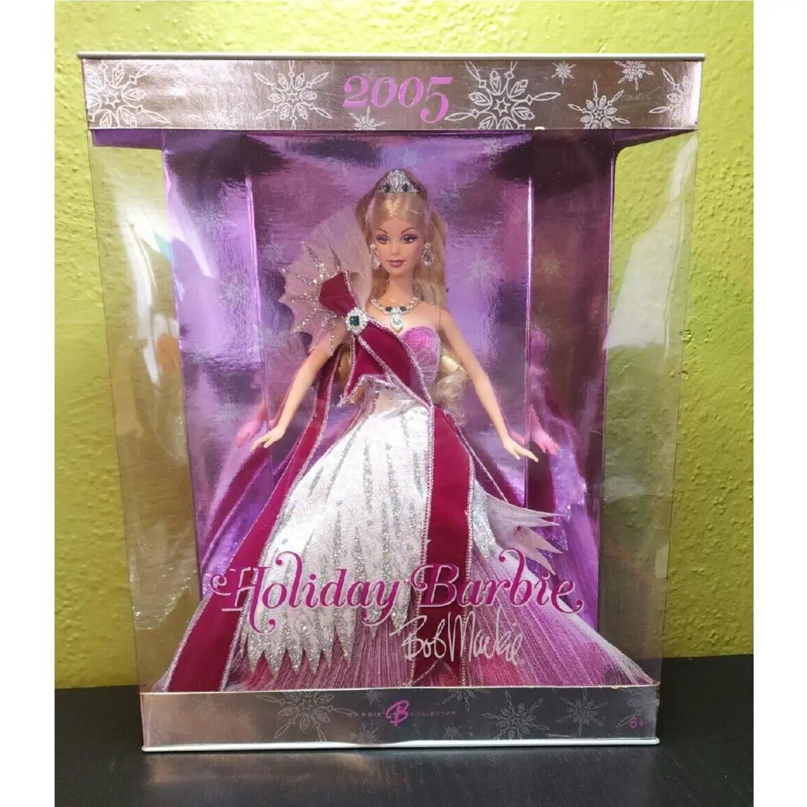 2005 Holiday Barbie Doll by Bob Mackie Mattel Collector Edition
