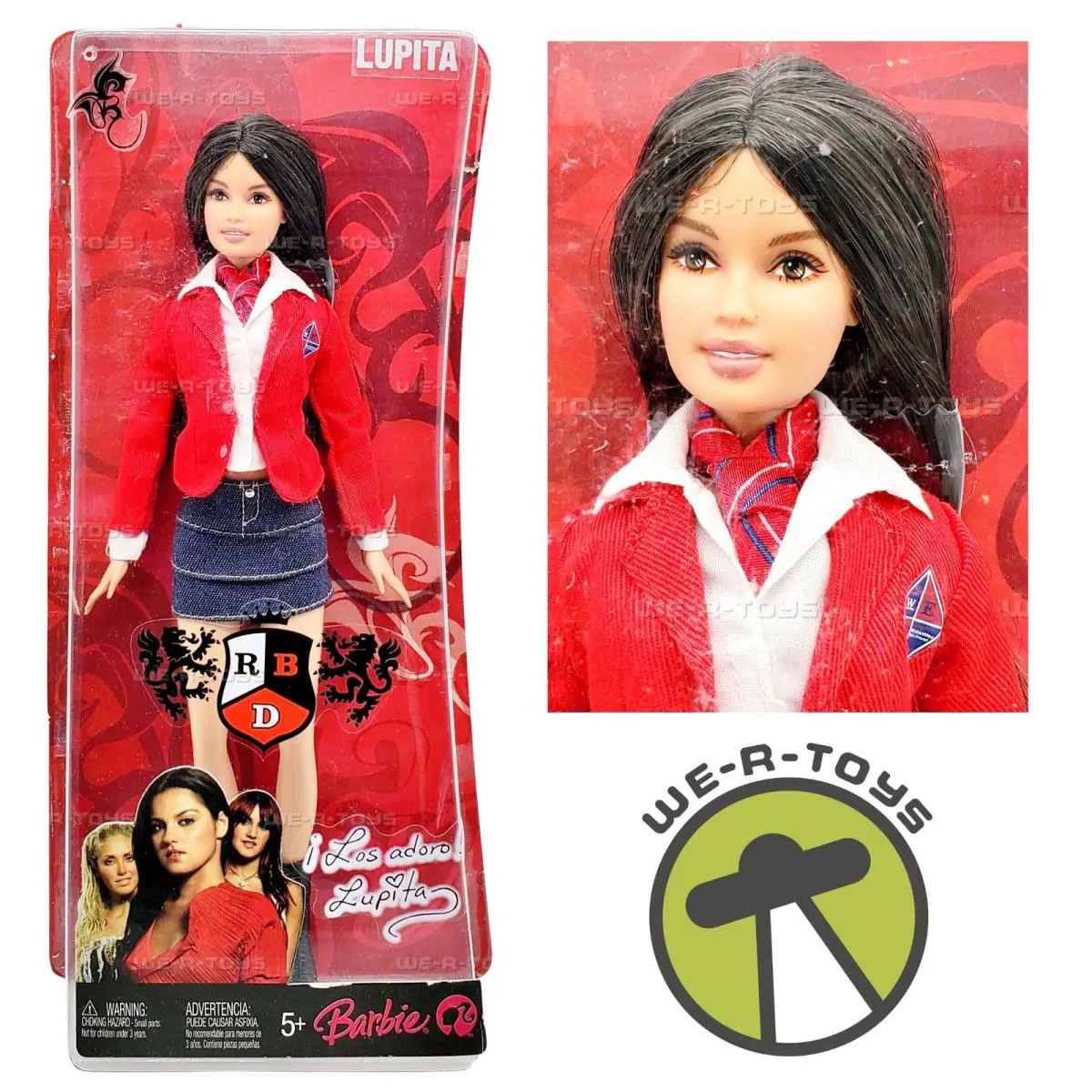 Barbie as Lupita Fernandez in Rebelde Telenovela Doll Rbd 2007 Mattel L8424
