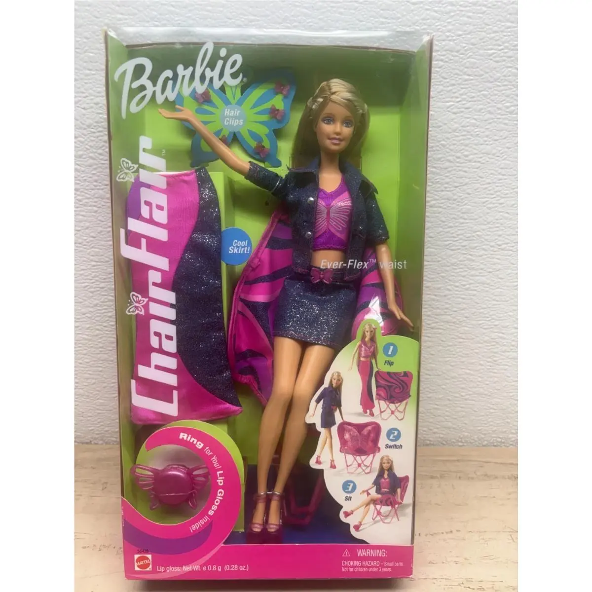 Vtg 2002 Mattel Barbie Doll Chair Flair