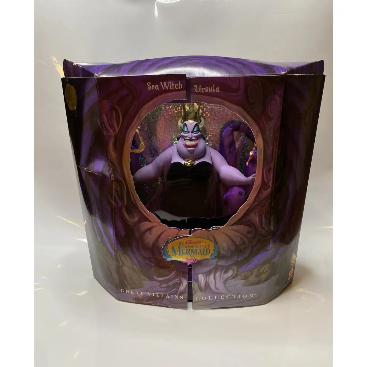 1997 The Little Mermaid Sea Witch Ursula Doll Great Villains Collection Mattel