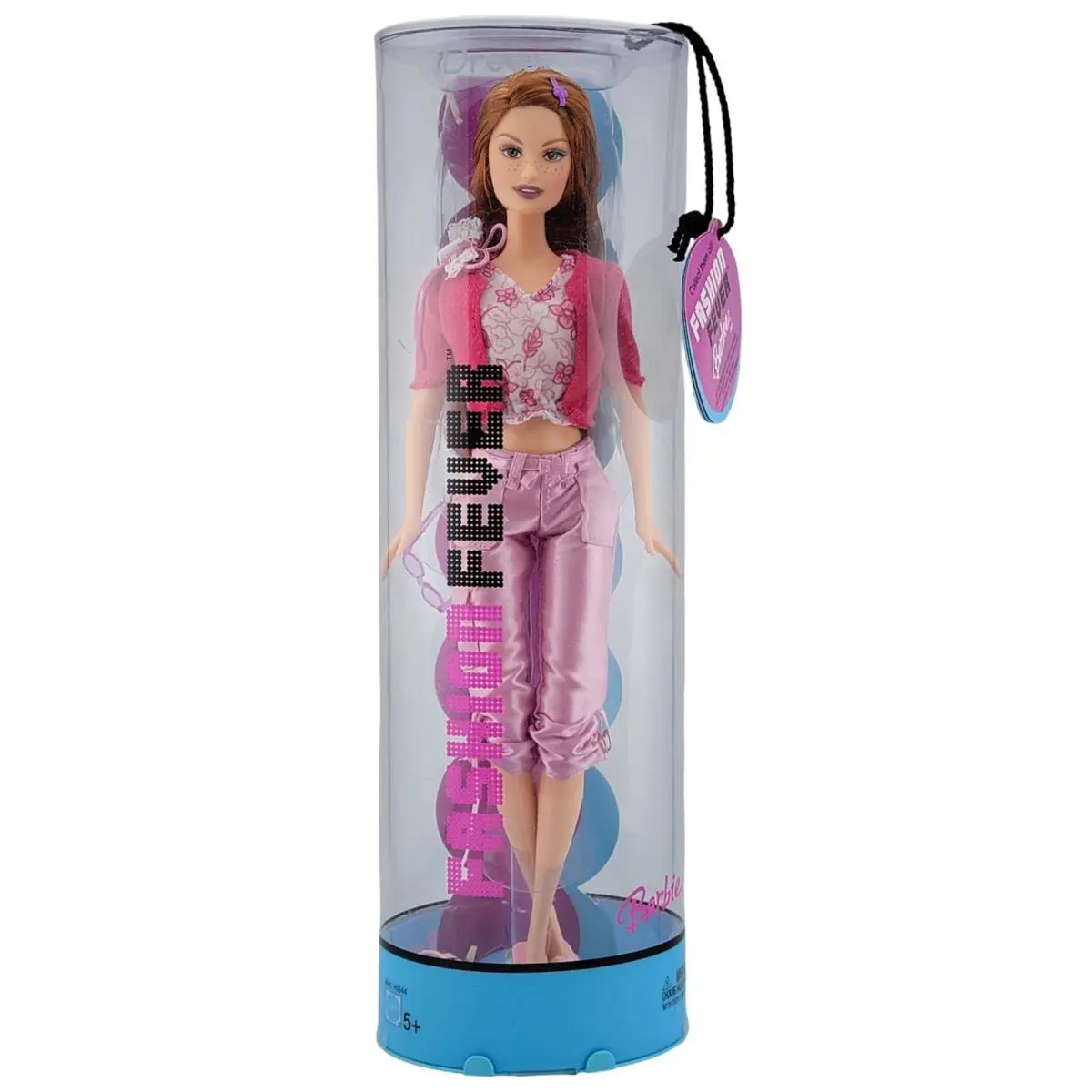 Mattel Barbie Fashion Fever Drew Doll H0644 Freckles Pink Floral Flower Shirt