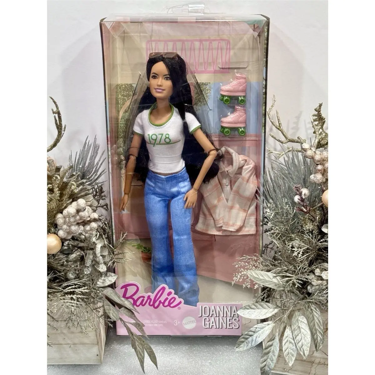 Barbie Joanna Gaines Doll 1978 Shirt Extra Outfit Skates Mattel