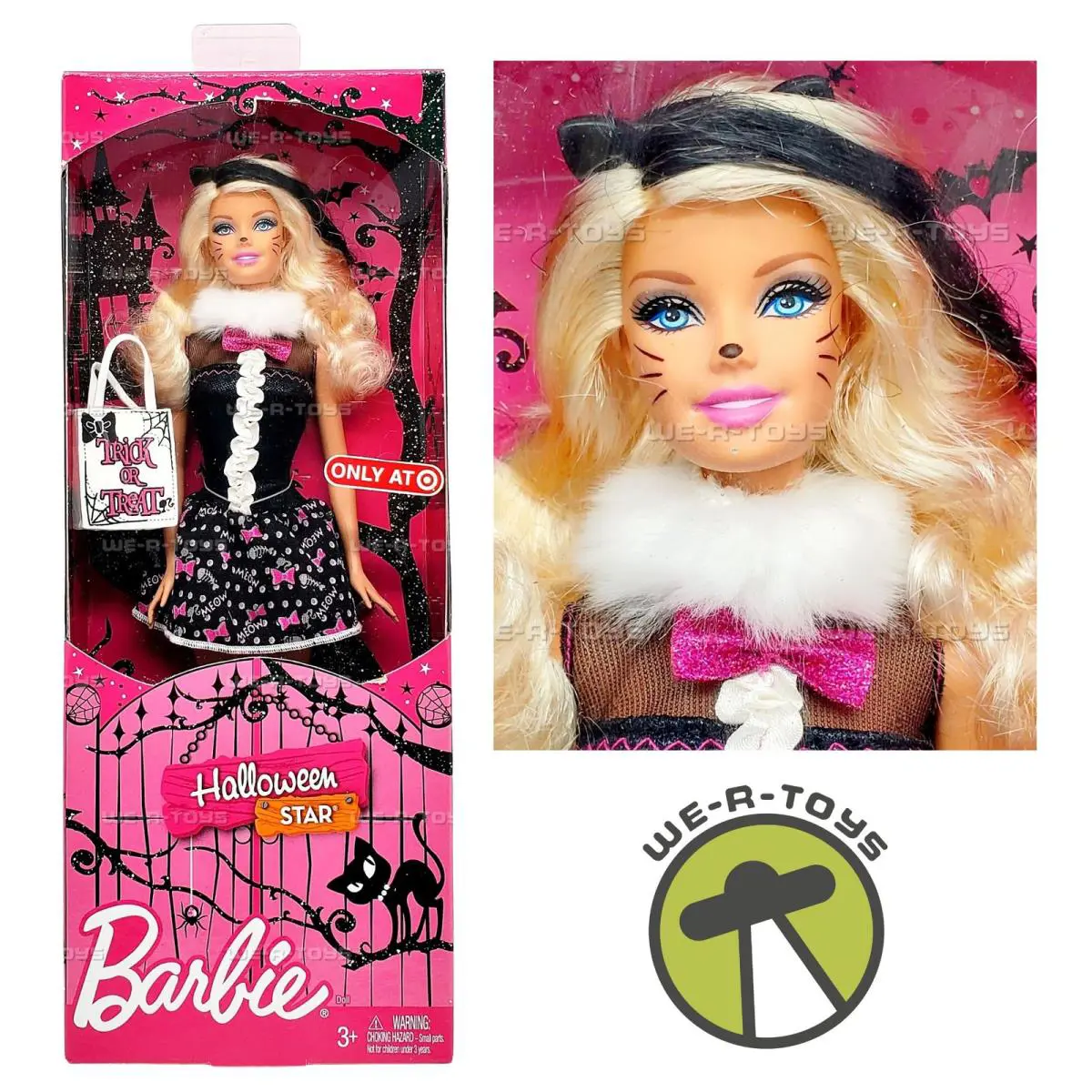 Halloween Star Barbie Doll Target Exclusive 2011 Mattel X4854