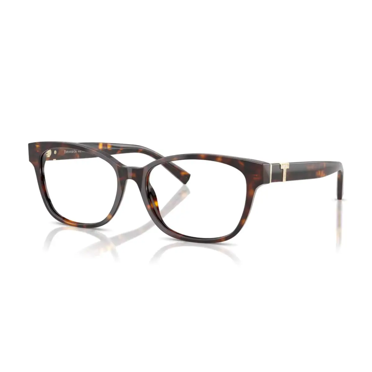 Tiffany Co. Eyeglasses TF 2270-B 8015 55-16 140 Tortoise Frames W/gold T Logos