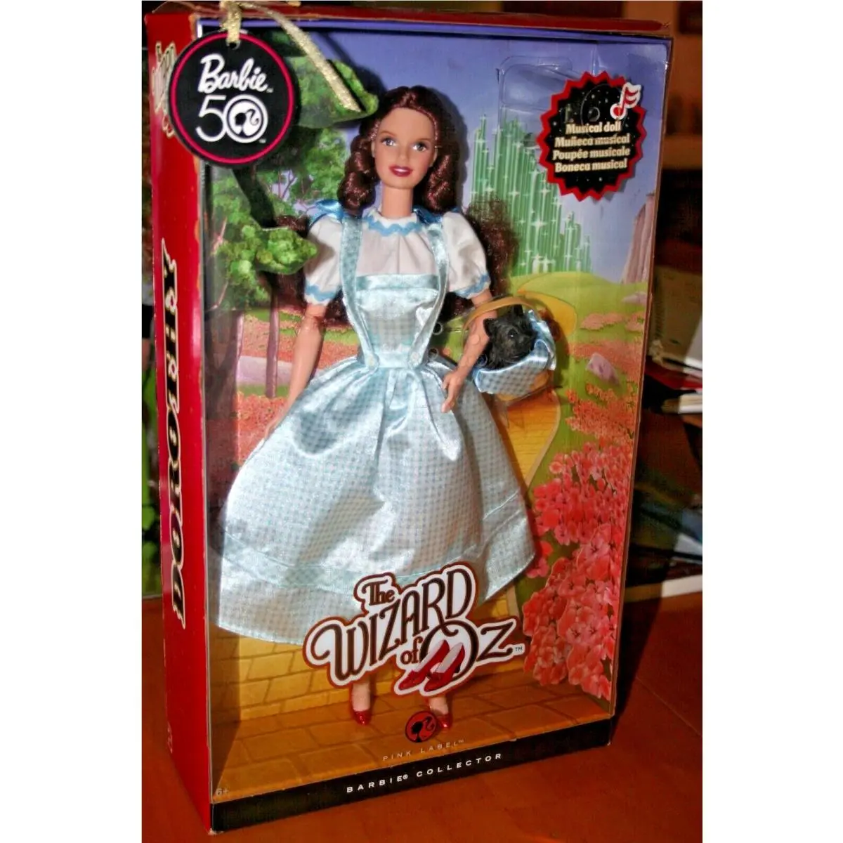 2008 Wizard OF OZ Singing Dorothy Barbie Doll-new IN Foreign Box