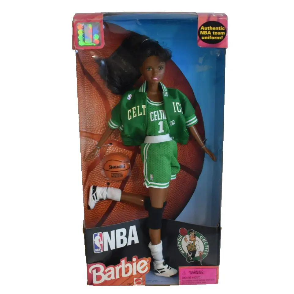 1998 Barbie Nba Boston Celtics African American 20717 Vintage