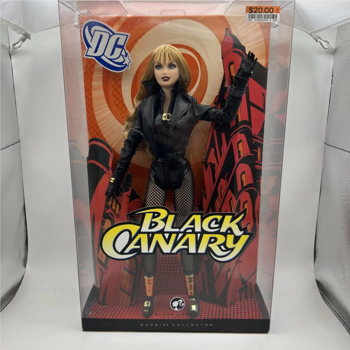 Black Canary 2008 Barbie Doll Black Label Mattel Never Opened DC Comics