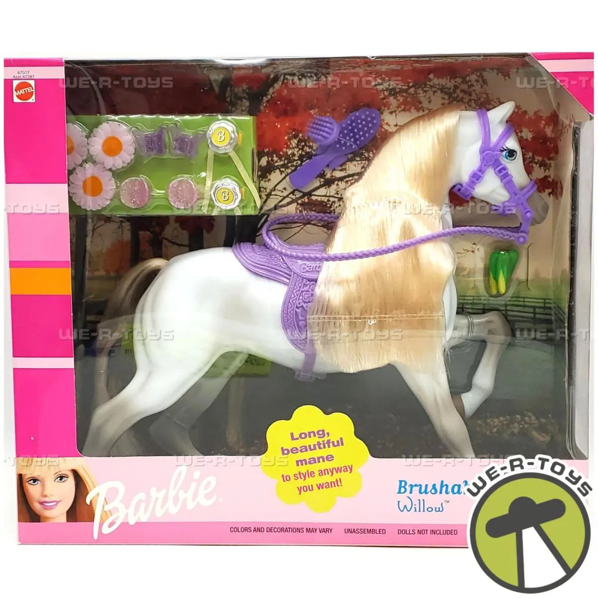 Barbie Brushable Beauties Willow Horse with Accessories 1999 Mattel