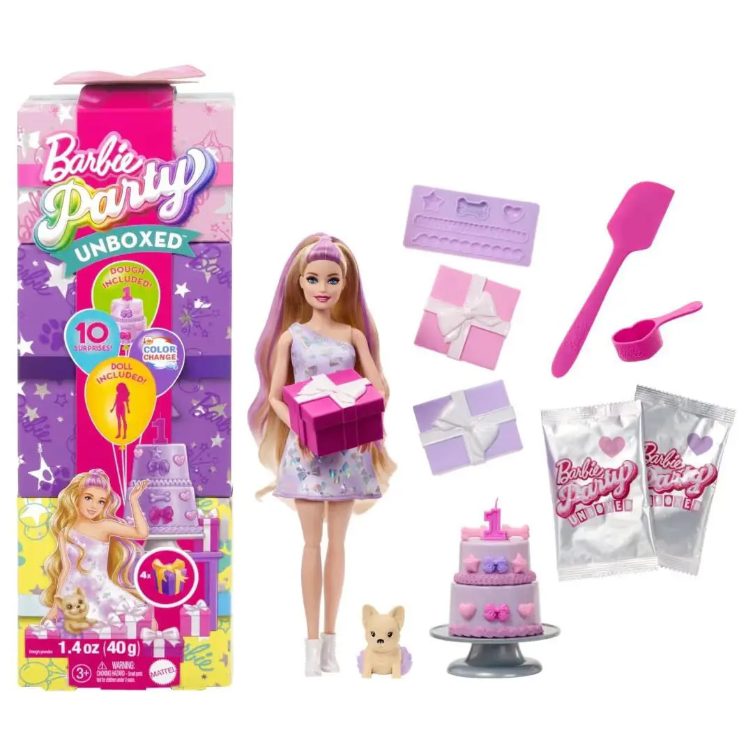 Barbie Party Unboxed Surprise Doll Version 2
