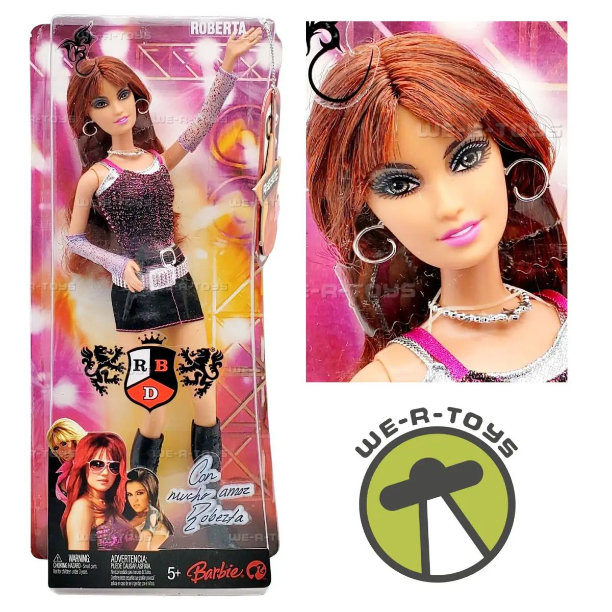 Rebelde Rbd Con Mucho Amoz Roberta Barbie Doll 2007 Mattel N0228