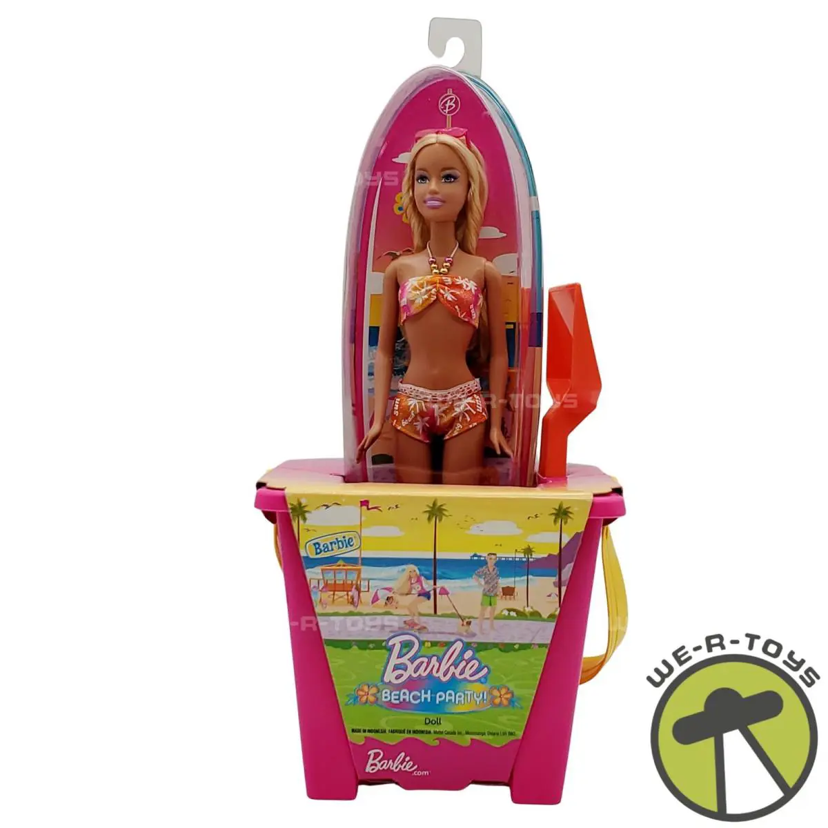 Barbie Beach Party Barbie and Beach Bucket Playset 2008 Mattel R0594