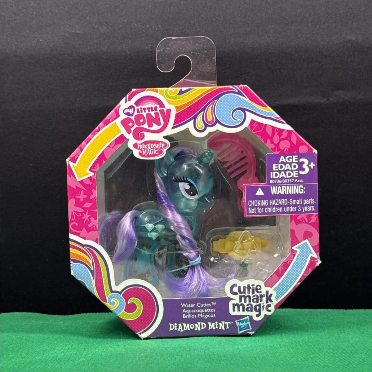 My Little Pony Water Cuties Cutie Mark Magic Diamond Mint 2014 Hasbro