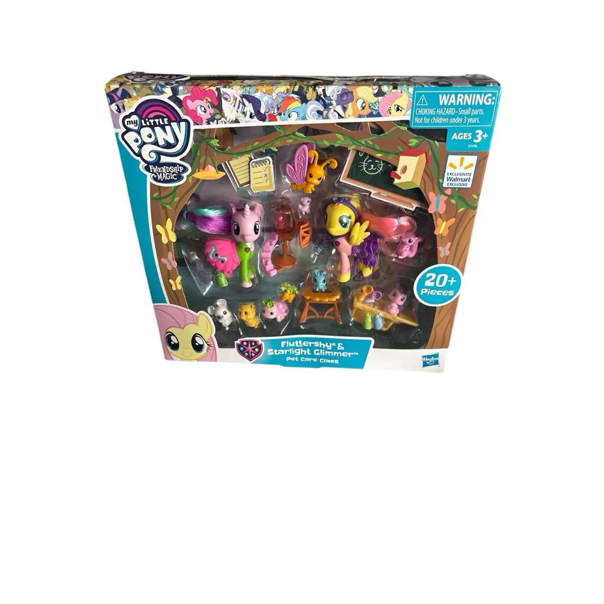 Hasbro My Little Pony Fluttershy Starlight Glimmer Pet Care Class Walmart Exc