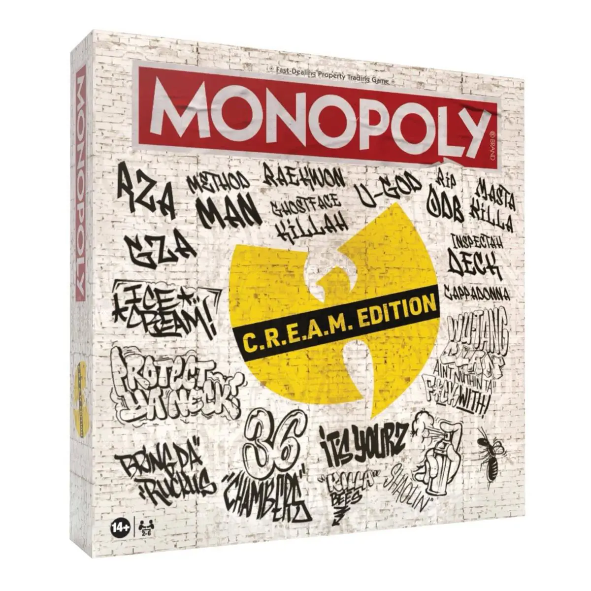 Wu-tang Clan Cream Limited Edition Monopoly Board Game - Rza + Gza