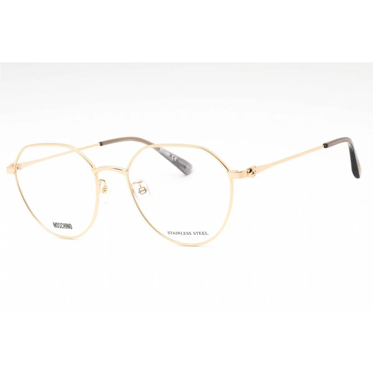 Moschino MOS564 F J5G Eyeglasses Gold Frame 53mm