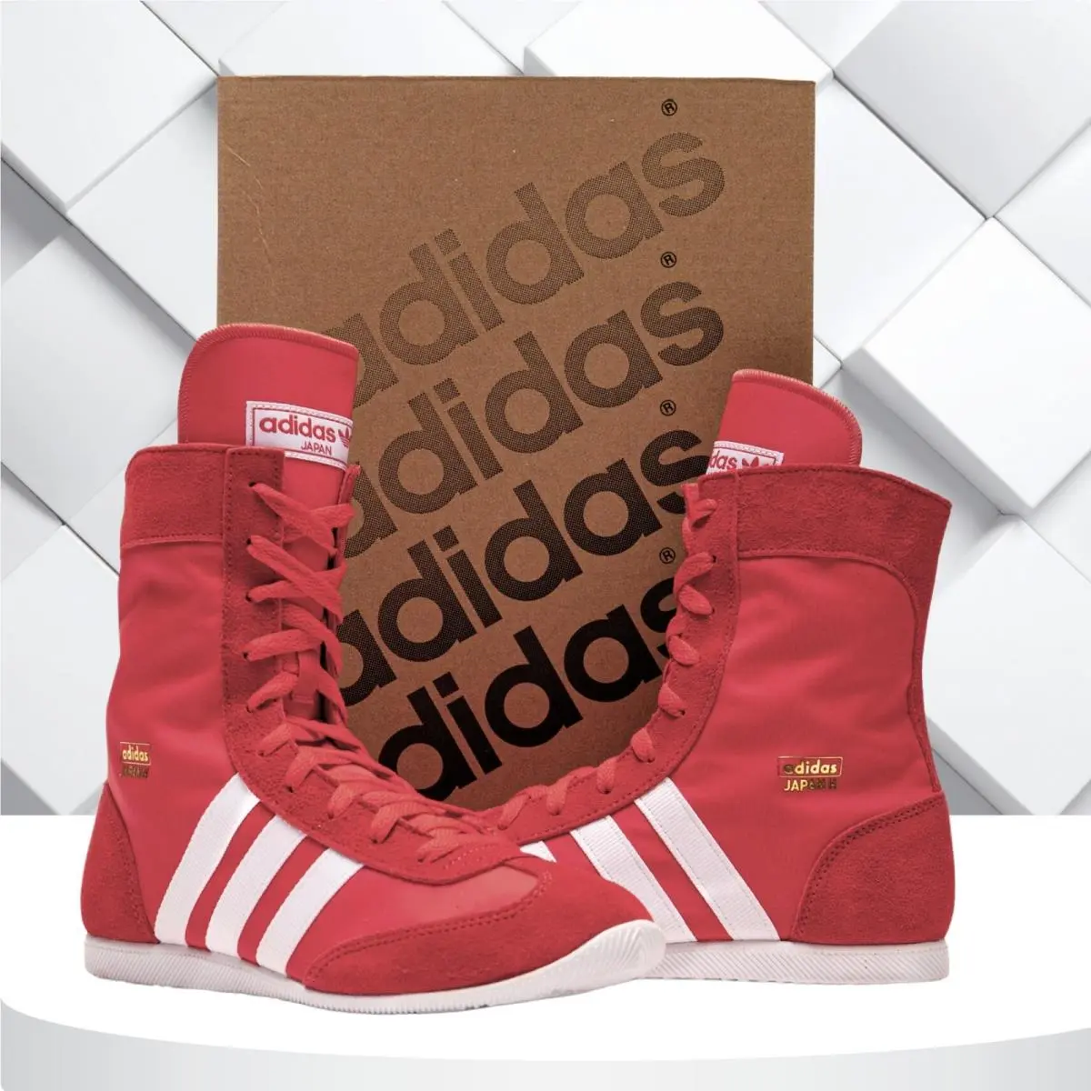 Adidas shoes - Japan H Red White Gold Metallic - JR8121 - Red 2