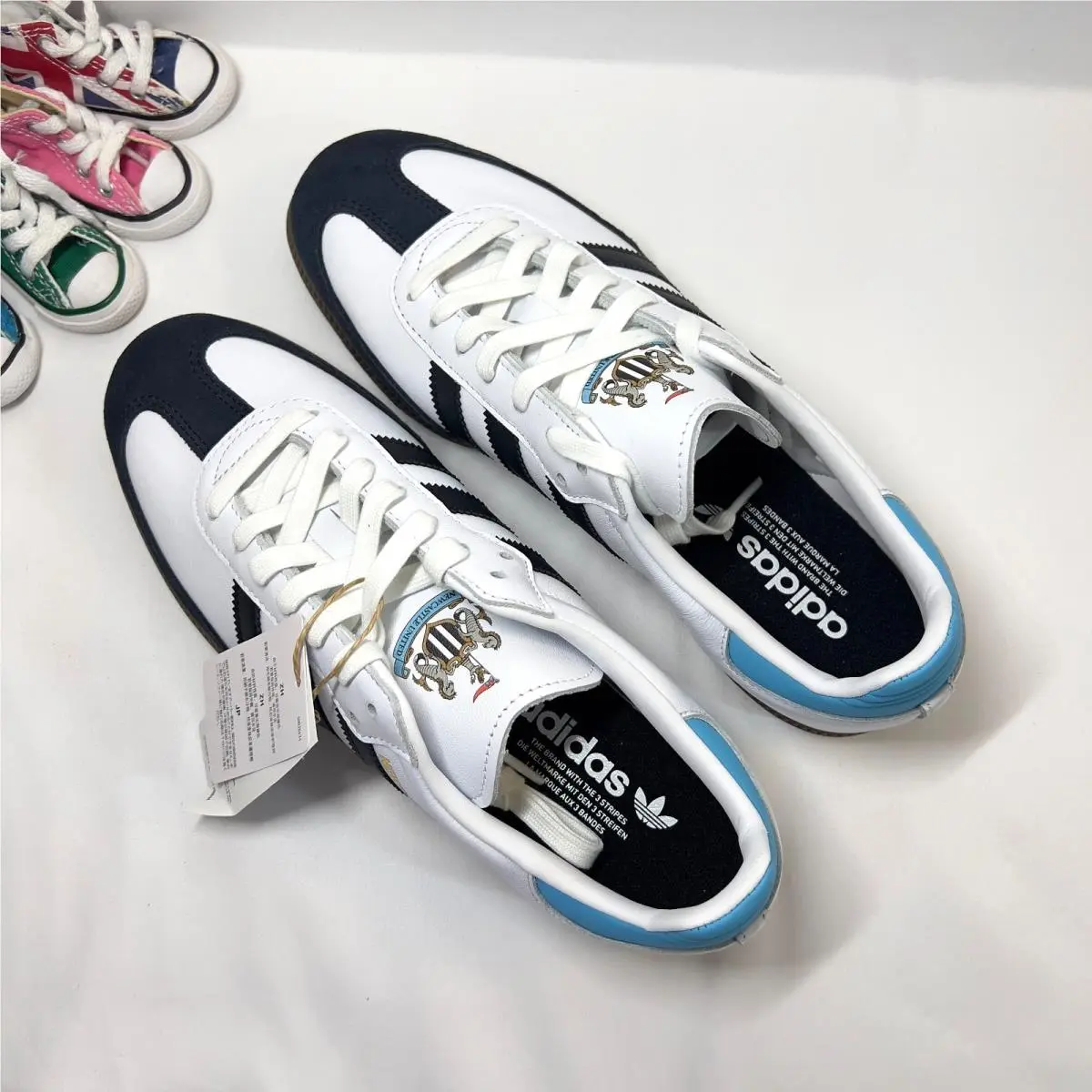 Adidas shoes - adidas Samba - Samba - JQ4044 - Footwear White/Core Black/Sky Rush 2