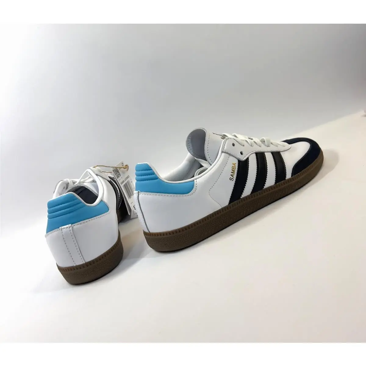 Adidas shoes - adidas Samba - Samba - JQ4044 - Footwear White/Core Black/Sky Rush 3