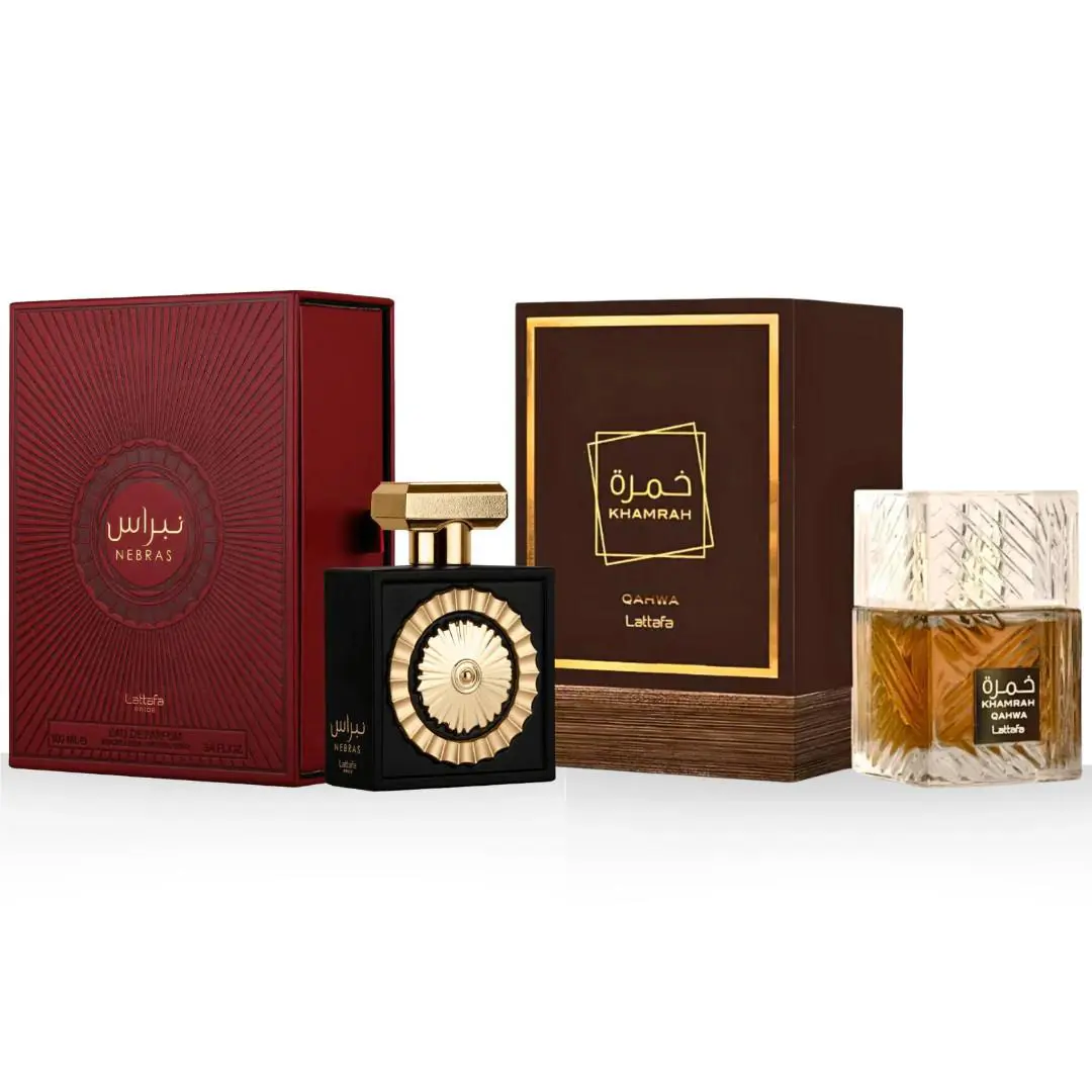 Nebras by Lattafa Khamrah Qahwa Edp 100ML 3.4 OZ by Lattafa Bundle